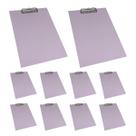 Kit 10 Pranchetas A4 MDF Com oficio prendedor Eficiente de metal Stalo Kit 10 Pranchetas A4 MDF Com oficio prendedor Eficiente de metal Stalo