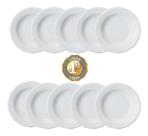 Kit 10 Pratos Sopa Fundo Pomerode Porcelana Schmidt