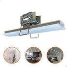 Kit 10 Presilha Borboleta Mola Fixar Perfil Led Gesso Drywal