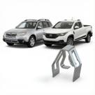 Kit 10 Presilha Metal ParaChoque Fiat Strada Mobi Uno Doblô