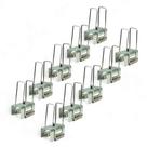 Kit 10 Presilhas Universal para Perfil de Led com parafuso