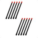 Kit 10 Prolongador De Bico Pneu Válvula Caminhão 170mm Preto