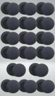 Kit 10 Protetores Auriculares Espuma Headset Universal