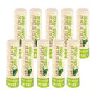Kit 10 Protetores Labiais Manteiga Cacau Sabor Menta Safira
