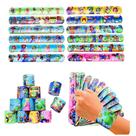 Kit 10 Pulseira Bate Enrola Personalizada Heróis Sereia etc Kit 10 Pulseira Bate Enrola Personalizada Heróis Sereia etc