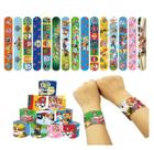 Kit 10 Pulseira Bate Enrola Personalizada Heróis Sereia etc Kit 10 Pulseira Bate Enrola Personalizada Heróis Sereia etc