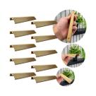 Kit 10 Puxador Firenze Sobreposto 7015 45 146mm Kit 10 Puxador Firenze Sobreposto 7015 45 146mm