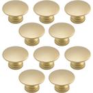 Kit 10 Puxadores 200 Tucson Ponto Dourado Para Móveis Armários e Gavetas Kit 10 Puxadores 200 Tucson Ponto Dourado Para Móveis Armários e Gavetas