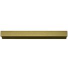 Kit 10 Puxadores Sobrepor 20cm Reto Dourado Torralba Armário Gaveta Guarda Roupa