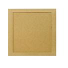 Kit 10 Quadro Quadrado com Moldura e Fundo Fixo 30x30 Mdf Madeira