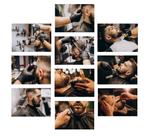 Kit 10 Quadros Barbeiro Barbearia Corte Masculino 21x15cm Kit 10 Quadros Barbeiro Barbearia Corte Masculino 21x15cm