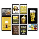 Kit 10 Quadros Decorativos Churrasco Modelo 1 Madeira Mdf Adesivado Kit 10 Quadros Decorativos Churrasco Modelo 1 Madeira Mdf Adesivado