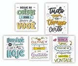 Kit 10 Quadros Decorativos para Casa Sala Quarto Decoração Variados Familia Casa Decoração