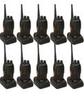 Kit 10 Rádios Comunicador Vhf/uhf/ Baofeng 777s Walktalk