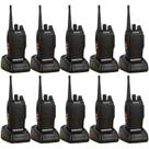 Kit 10 Rádios Comunicador Walk Talk Baofeng Bf 777s