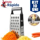 Kit 10 Ralador 4 Faces Em Aço Inox Para Cozinha Casa Resistente Para Verduras Legumes Queijo Multiuso