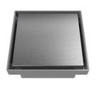 Kit 10 Ralo Oculto Quadrado de 15x15 com Tampa em Inox Astra