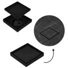 Kit 10 Ralos 15x15 Oculto Piso/porcelanato Inteligente Preto