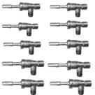 Kit 10 Ramal Apis para Fogão Brastemp Rosca Interna E-15