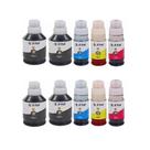 Kit 10 Refil Tinta Compatível P uso Canon Gl10 G7010 G6010 PRETO PIGMENTADA