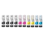 Kit 10 refil tinta lacrada para t544 l3150 l3250 l3210 l3110 bmcy