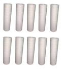 Kit 10 Refis Para Filtro Cavalete Caixa D'água, Cartucho De Polipropileno Ranhurado 9 3/4" Kit 10 Refis Para Filtro Cavalete Caixa D'água, Cartucho De Polipropileno Ranhurado 9 3/4"