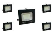 KIT 10 Refletor Led 100w Holofote Prova Dágua Ip66 Branco Frio KIT 10 Refletor Led 100w Holofote Prova Dágua Ip66 Branco Frio