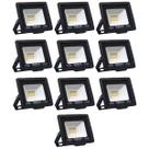 Kit 10 Refletores de Led 10W Fortled
