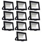 Kit 10 Refletores de Led 50W Fortled Kit 10 Refletores de Led 50W Fortled