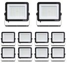 Kit 10 Refletores Led Floodlight Compact Core 100w 5000k Ip65 Ledvance Osram