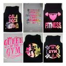 Kit 10 Regatas Feminina Blusinha Fitness Academia Ginastica