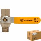 Kit 10 Registro Esfera ALAVANCA 1/2 NPTF x 1/2 NPT