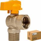 Kit 10 Registro Esfera ANGULAR 1/2 NPT x 1/2 NPTF Kit 10 Registro Esfera ANGULAR 1/2 NPT x 1/2 NPTF