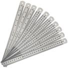 Kit 10 Réguas 30cm Metal Graduada Aço 300mm 12 Polegadas Kit 10 Réguas 30cm Metal Graduada Aço 300mm 12 Polegadas