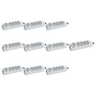 Kit 10 Réguas com 5 Tomadas MarGirius TMU5-320 2P+T 20A Cinza Claro Bivolt