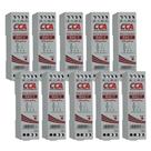 Kit 10 rele acoplador 12vcc 1 contato reversivel sibratec