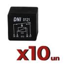 Kit 10 Rele Auxiliar injeção ECM 4t 12v 70a Multifuncional