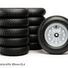kit 10 Rodas Pneu E Câmara Completo para Carrinho De Mão Carriola Reforçado Carrinho de Carga