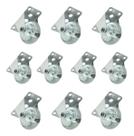 Kit 10 Rodizio 50mm Fixo Moveis e Vaso Flor Parafusos Grátis Inclusos