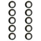 Kit 10 Rolamento Chavetado Electrolux Lm08 Lm06 Lte12 Lte09