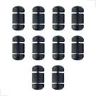 Kit 10 Rolete Borracha Roller Guarnição Parafuso Carreta De Reboque/Barco/Lancha/Jet Ski