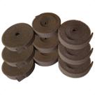 Kit 10 Rolos Espuma Anti-chama Sem Cola Chicote Automotivo