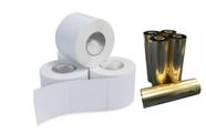 Kit 10 Rolos Etiqueta 100x150 Bopp + 5 Ribbons Misto