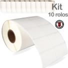 Kit 10 Rolos Etiqueta Termica 40x25 At-4025 20.000