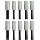 Kit 10 Rolos Filme Stretch Com Cabo Aplicador Giratório Embalagens.Logisitica.Armazenar