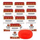 Kit 10 Sabonete Phebo Granado Gengibre Energizante Glicerina Vegetal Natural em Barra 90g
