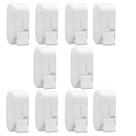 Kit 10 Saboneteiras Sabonete Liquido Álcool Gel Dispenser Parede Urban Compacto Premisse Cor:Branco Kit 10 Saboneteiras Sabonete Liquido Álcool Gel Dispenser Parede Urban Compacto Premisse Cor:Branco
