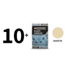 Kit 10 Sacos De Rejunte Cerâmica Ceramfix Marfim 1Kg