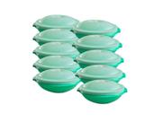 Kit 10 saladeira pote plástico com tampa marmitex