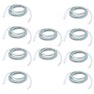 Kit 10 Sensor Termistor NTC SB70 Branco 2m Full Gauge